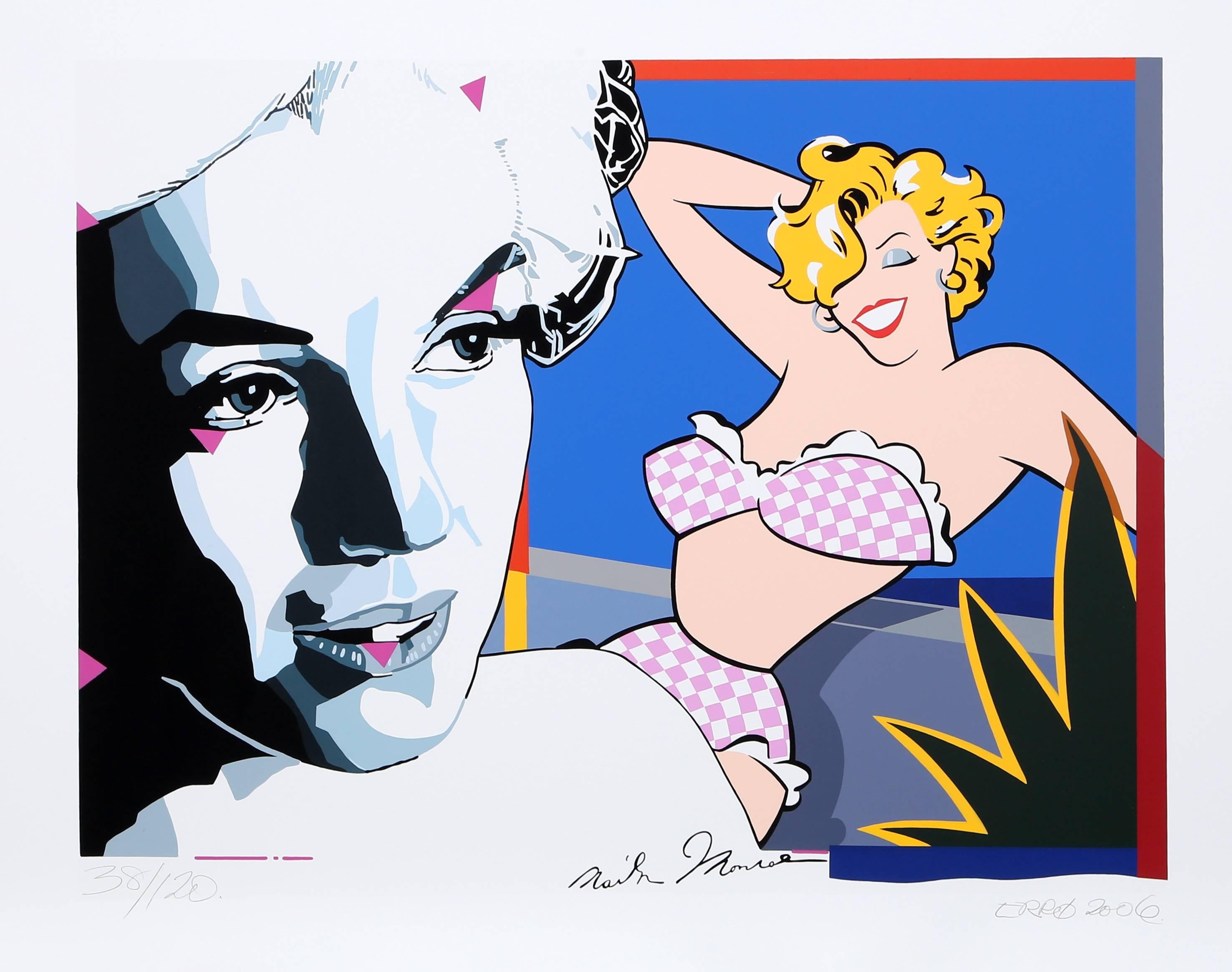 "Marilyn Monroe", Pop Art Print by Erró