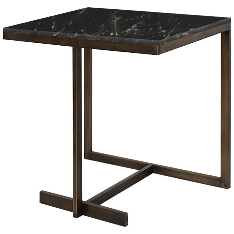 ERS Rock Crystal Side Table by Phoenix For Sale
