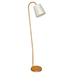 “Ersa”  Floor Lamp, Antique Gold Finish