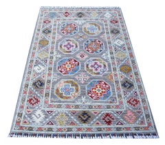 Ersari Afghan Rug with Natural Dyes Hand Knotted