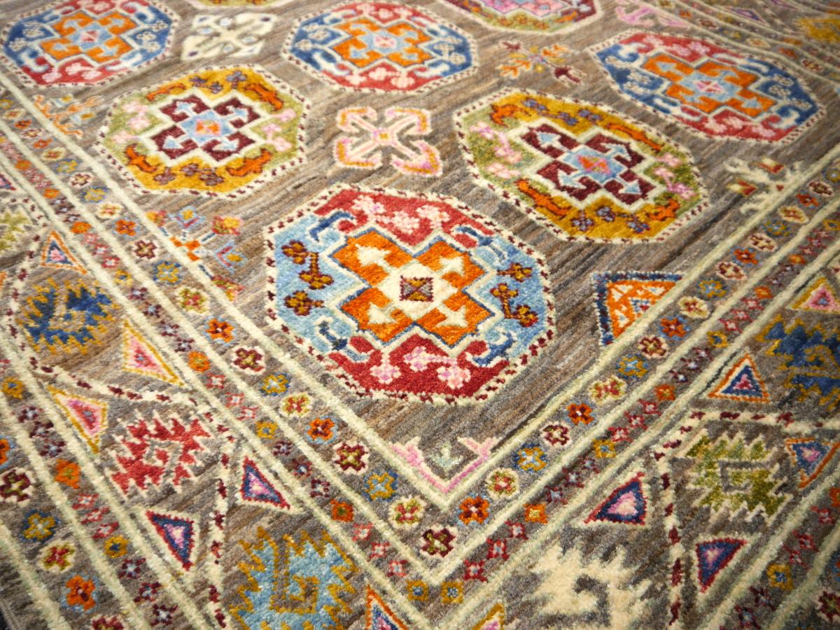 Ersari Afghan Rug with Natural Dyes Hand Knotted Ariana Rugs from Afghanistan For Sale 2