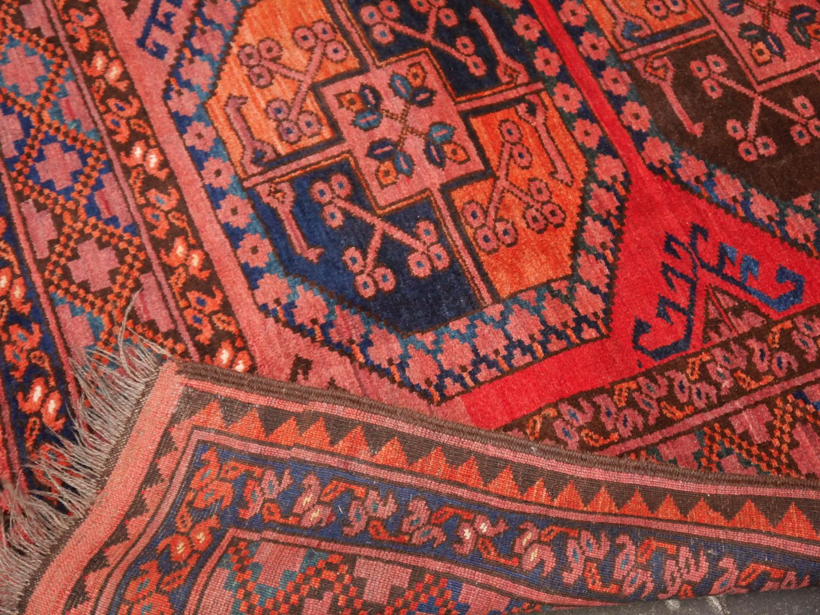 Ersari Antique Turkmen Gentlemens Carpet Large Size 8