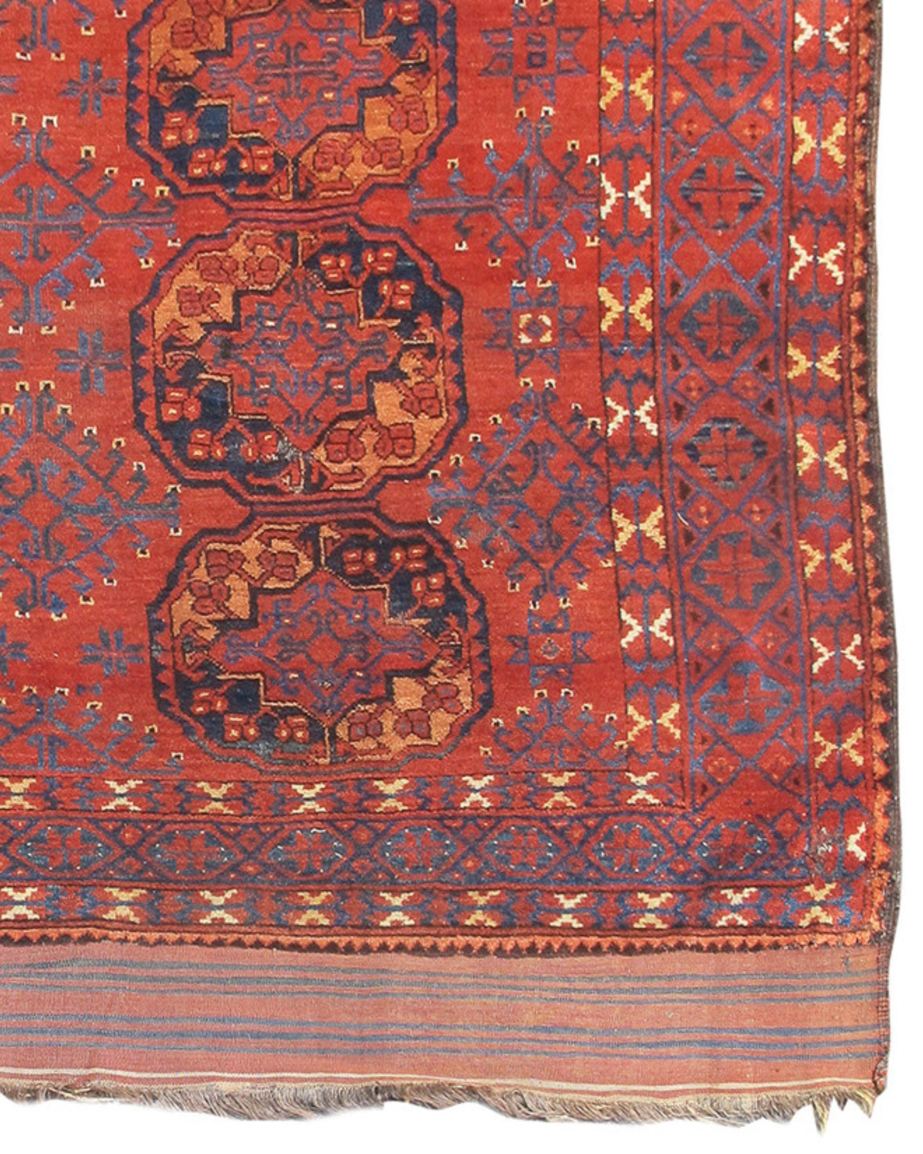Ersari Main Carpet, 19th century In Excellent Condition For Sale In San Francisco, CA