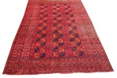 Ersari rug 11.2 x 16.4 ft Palace size tribal Turkmen hand knotted antique carpet