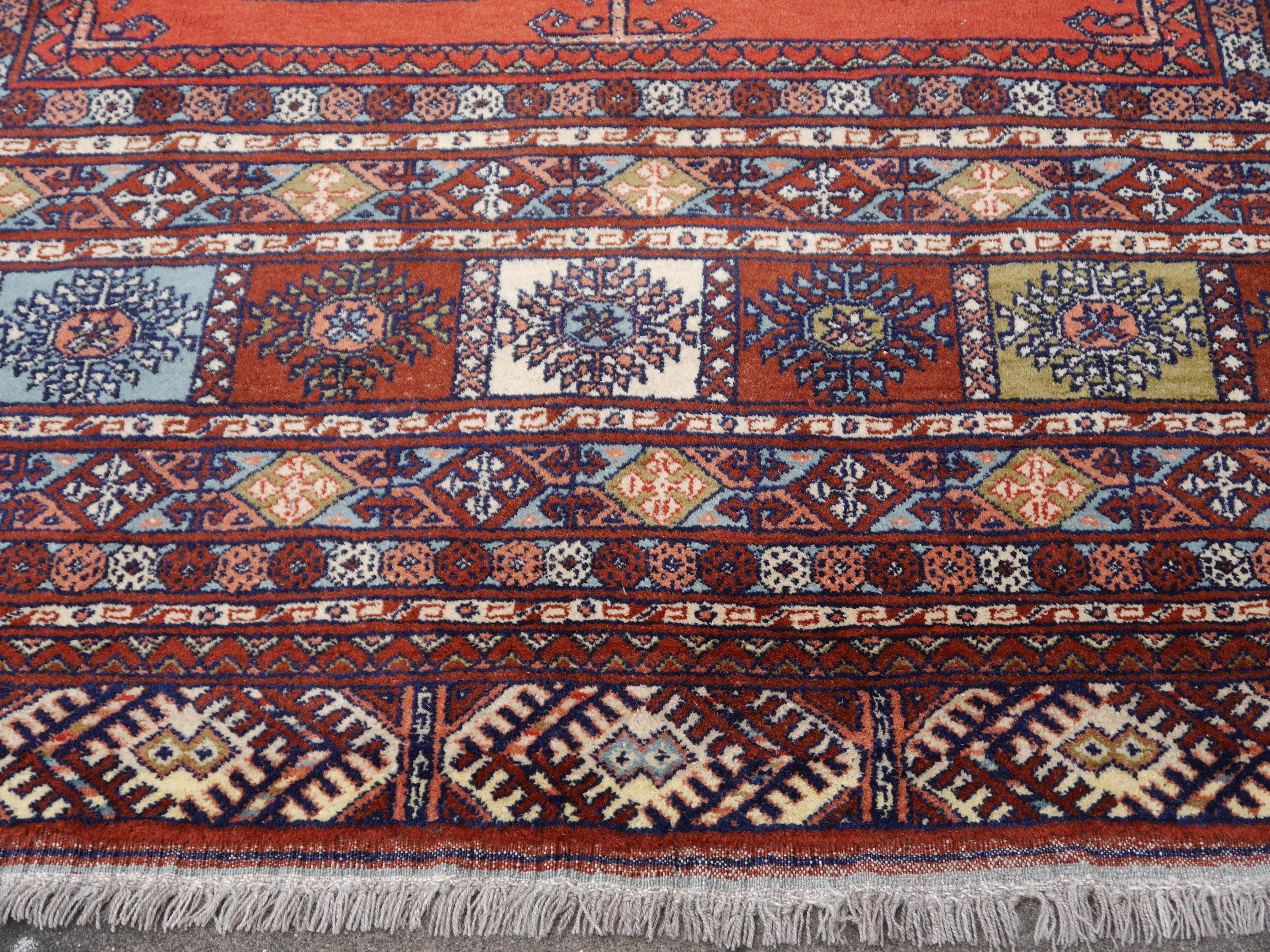 Ersari Rug Large Size Tribal Turkoman Hand Knotted Carpet For Sale 5