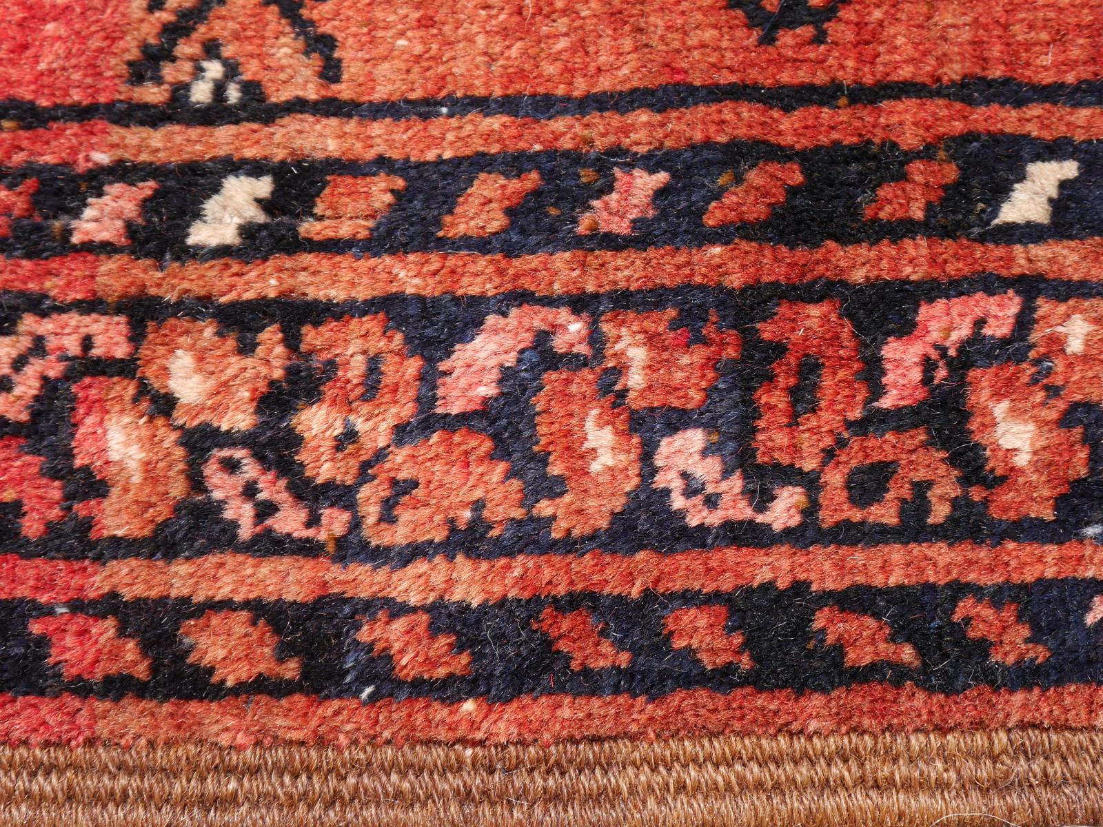 Ersari Rug Large Size Tribal Turkoman Hand Knotted Semi Antique Carpet 3