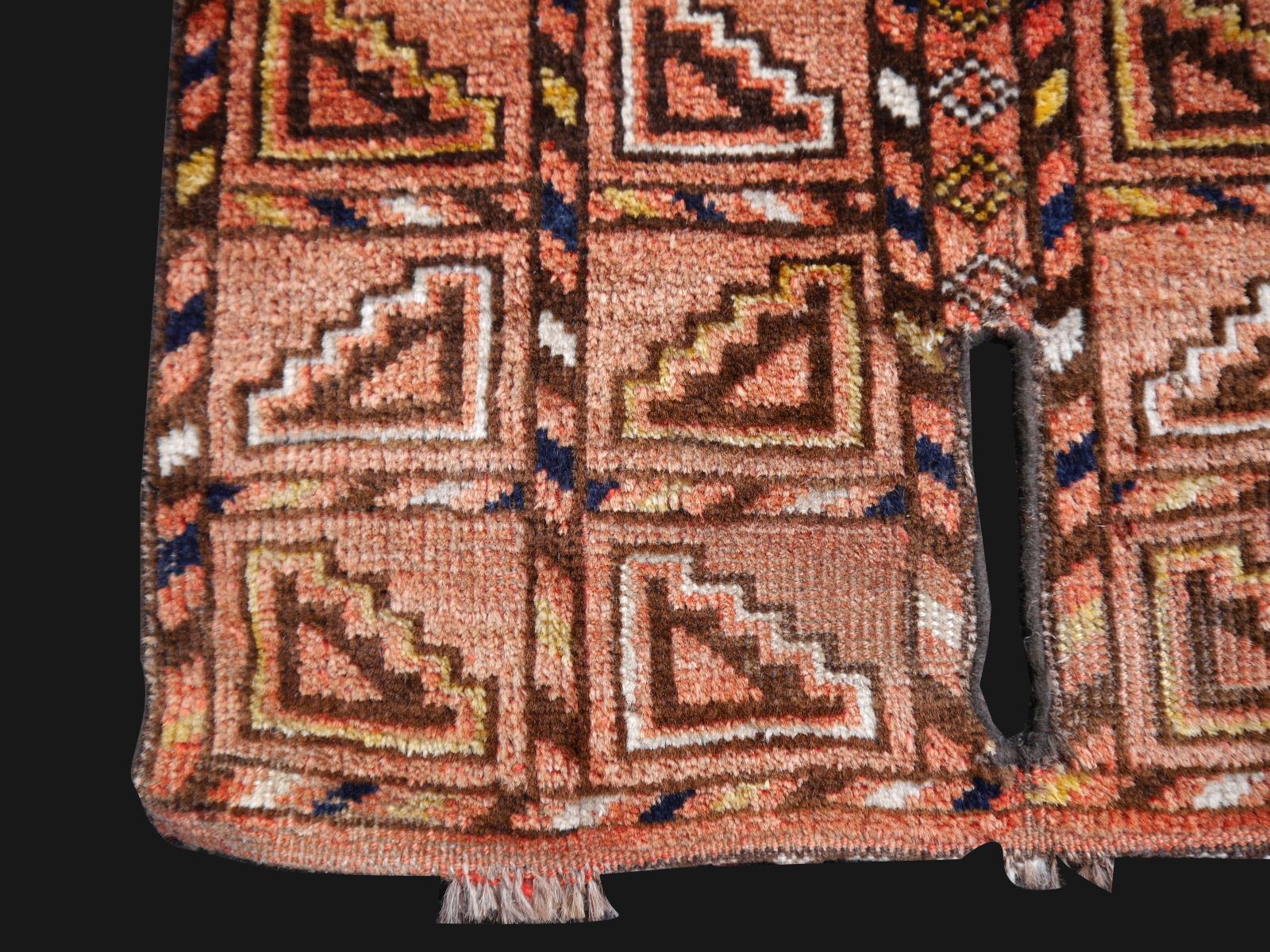 Tribal rug Afghan Ersari Turkoman or Turkmen rug saddle cover- 