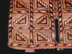 Ersari Rug Saddle Blanket Cover Tribal Turkoman Hand Knotted Antique Carpet