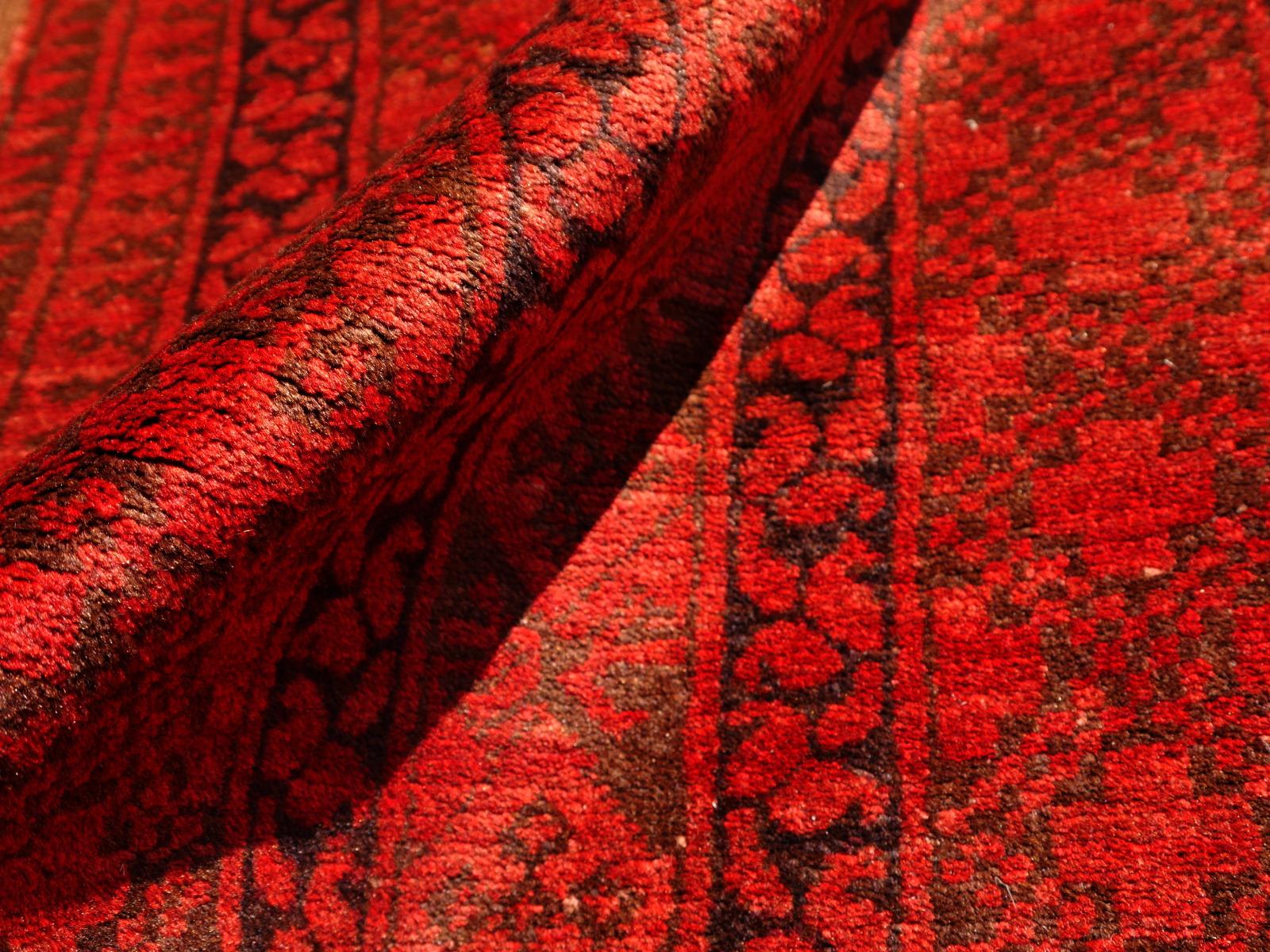 Ersari Rug Tribal Turkoman Hand Knotted Semi Antique Carpet 3