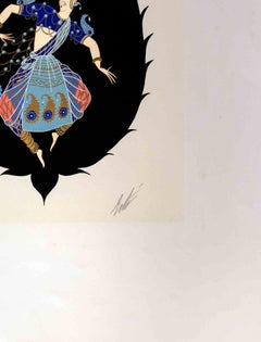 Bayadère - Screen Print by Erté - 1970s