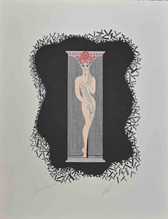 Le 1 - Lithograph by Erté - 1968