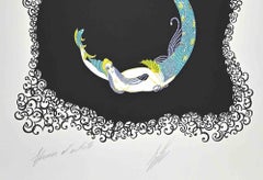 Le 3 - Lithograph by Erté - 1968