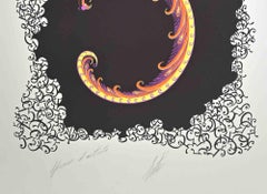 Le 5 - Litografía de Erté - 1968