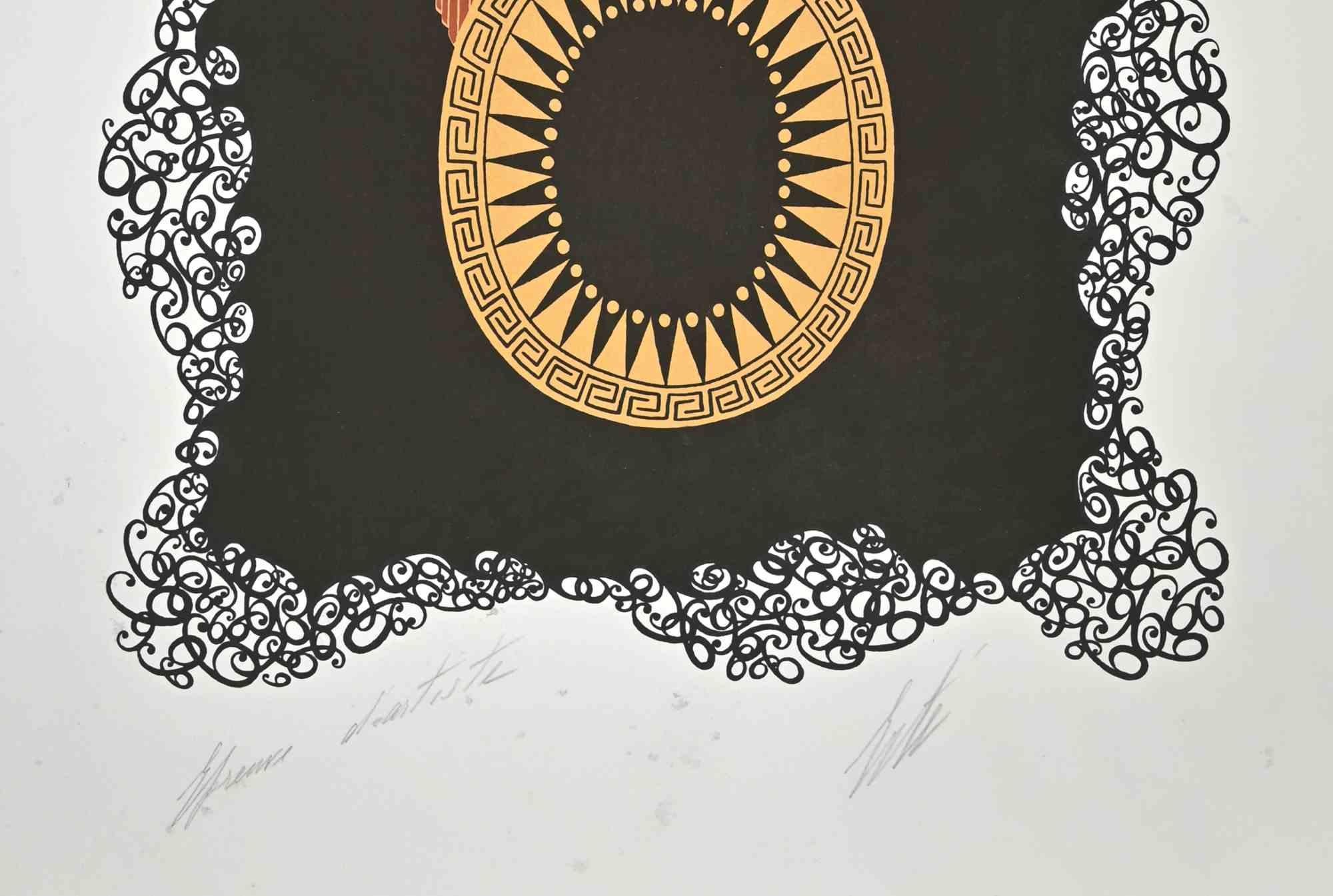 Le 6 - Litografía de Erté - 1968 en venta 1