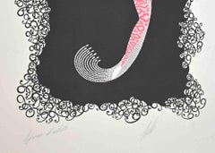 Le 9 - Litografía de Erté - 1968