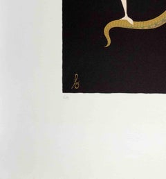 Buchstabe B - Lithographie von Erté - 1970er Jahre