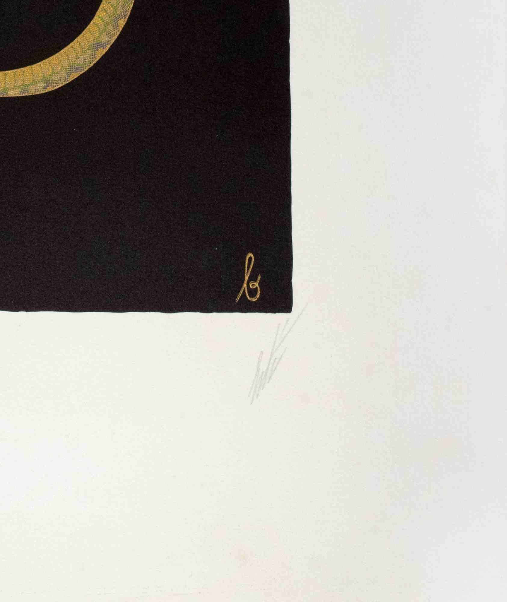 Letter B - Lithograph by Erté - 1970s 2