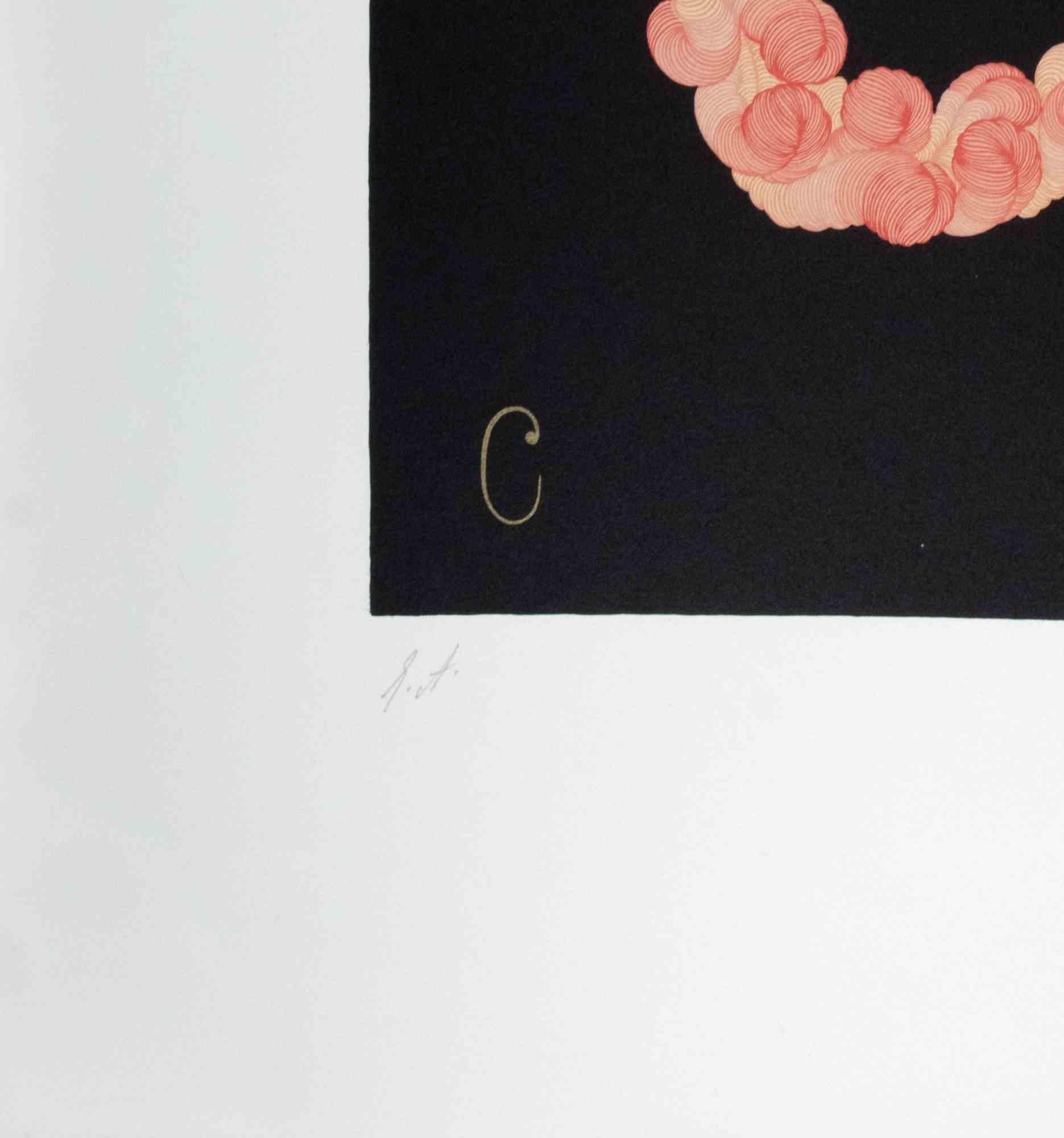 Letter C - by Erté - 1976 For Sale 2
