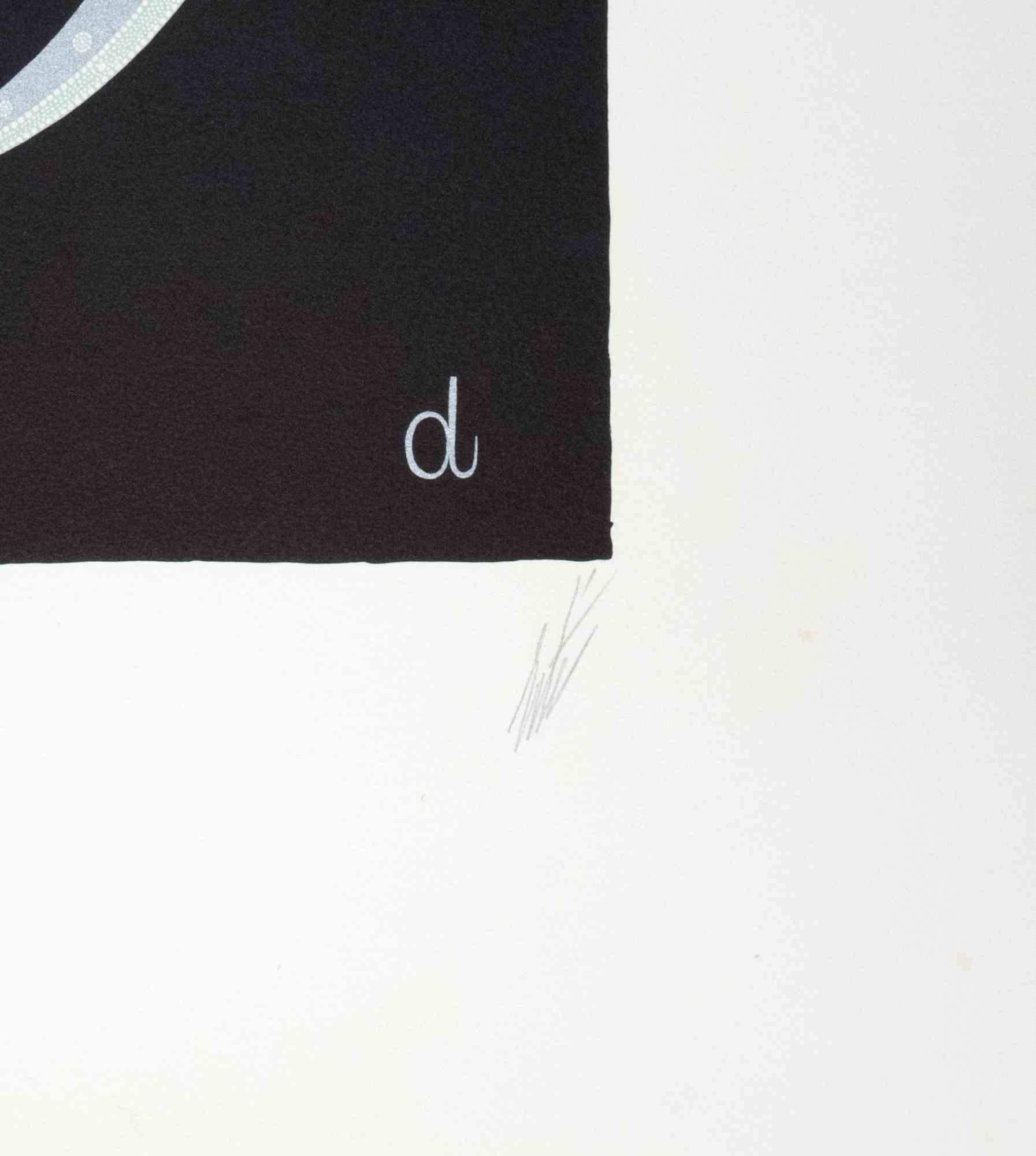 Letter D - Lithograph by Erté - 1970s For Sale 1