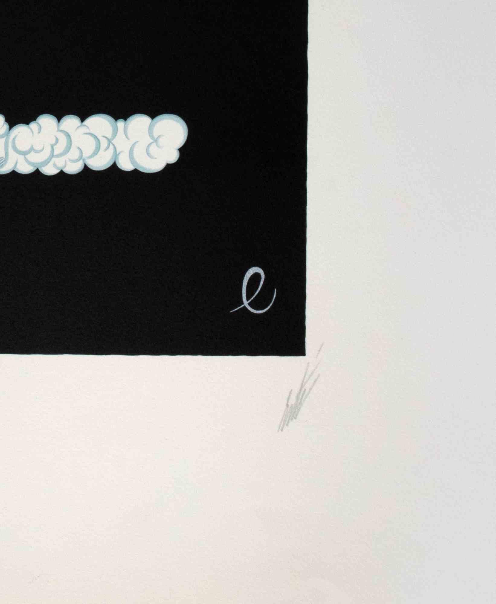Letter E - Lithograph by Erté - 1970s For Sale 1