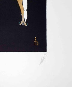 Letter H - by Erté - 1976