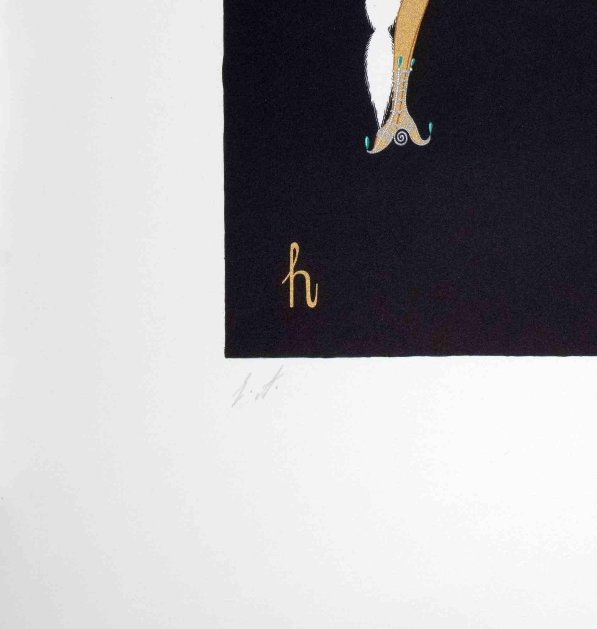 Letter H - by Erté - 1976 For Sale 2