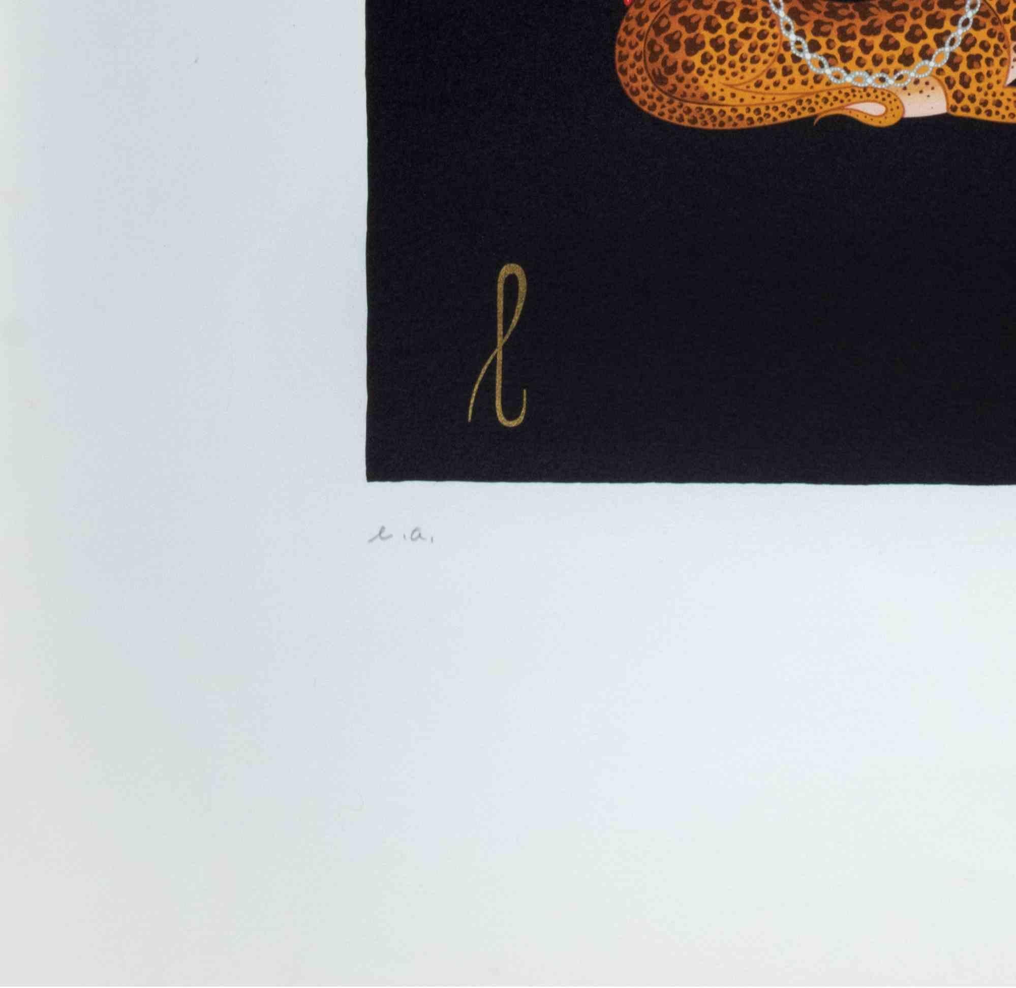Letter L - by Erté - 1976 2