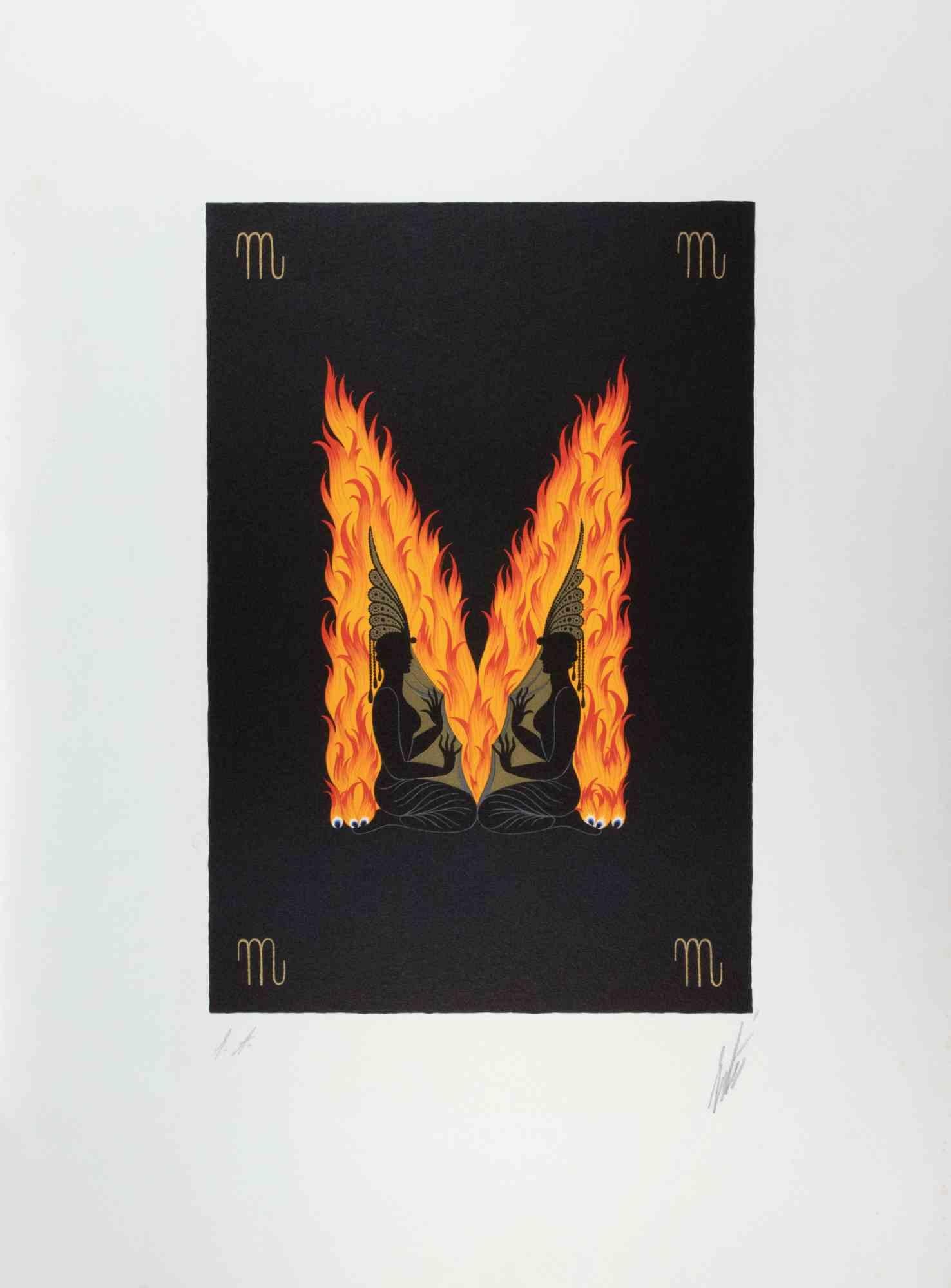 Buchstabe M- aus der Suite Letters of the Alphabet ist ein zeitgenössisches Kunstwerk von Erté (Romain de Tirtoff).

Lithographie und Siebdruck.

Das Kunstwerk stammt aus der Suite "Letters of the Alphabet", 1976.

Handsigniert am unteren Rand.
