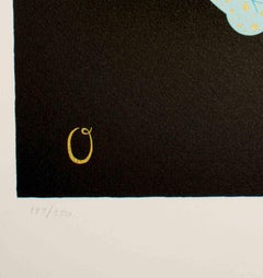 Letter O - Lithograph and Screen Print by Erté - 1976