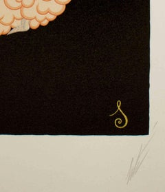 Letter S - Lithograph and Screen Print by Erté - 1976