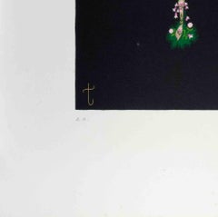 Letra T - Litografía de Erté - Años 70