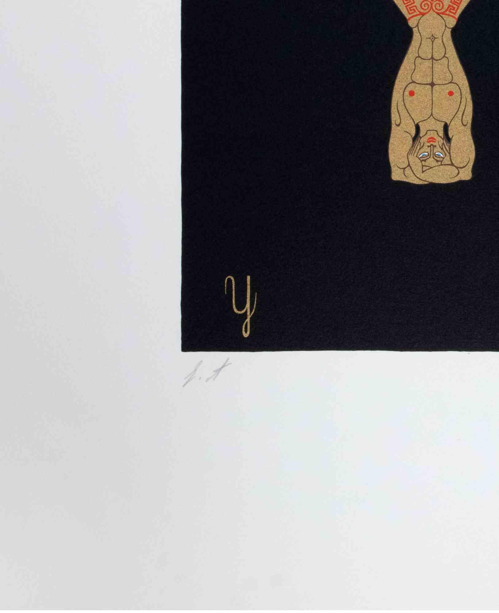 Letter Y - by Erté - 1976 For Sale 2