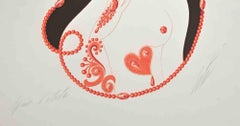 Ruby - Lithograph by Erté - 1969