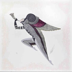 Zephyr I - Lithograph and Screen Print by Erté - 1985