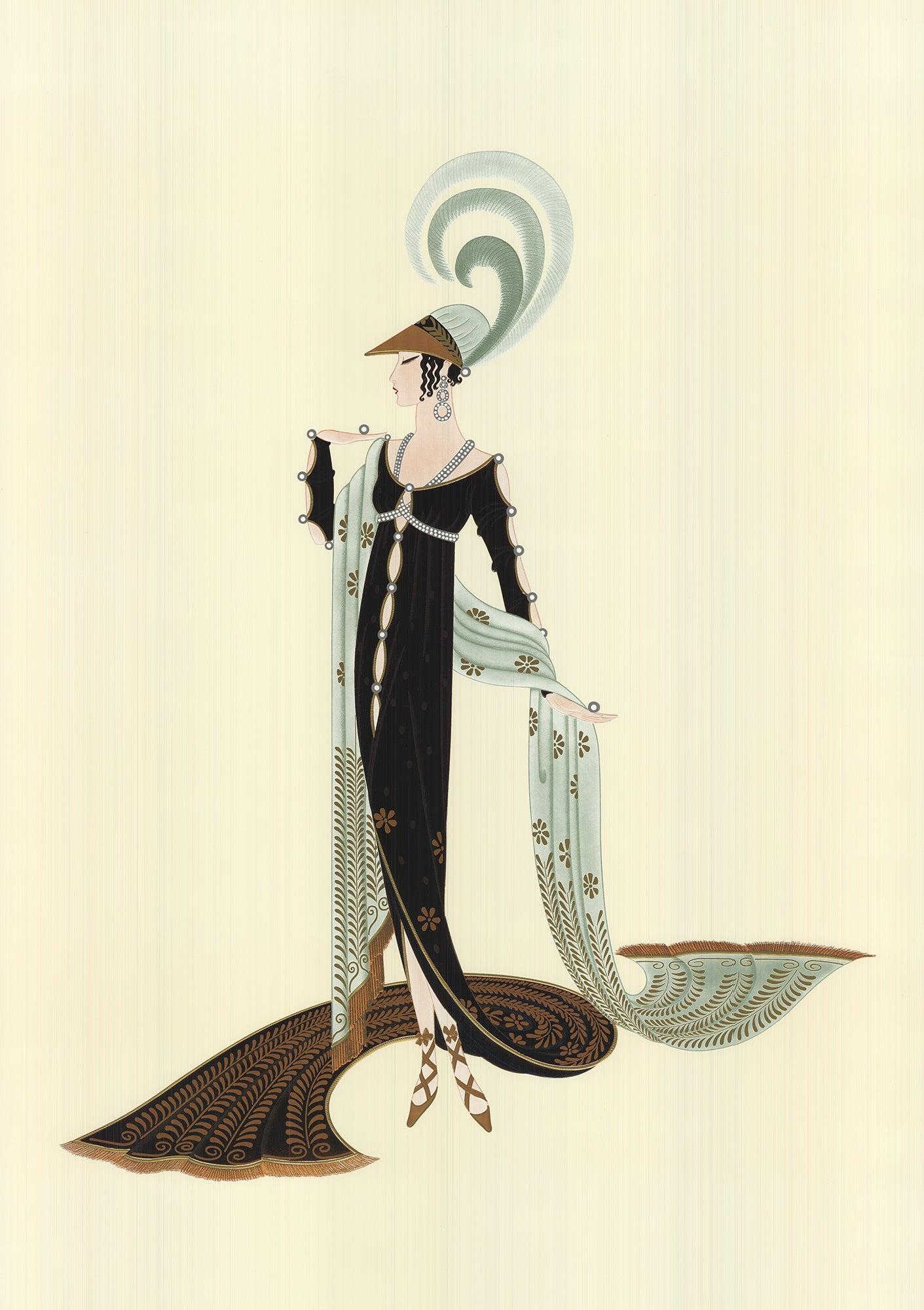Erte 'Directoire' Art Deco, Vintage By im Angebot 2