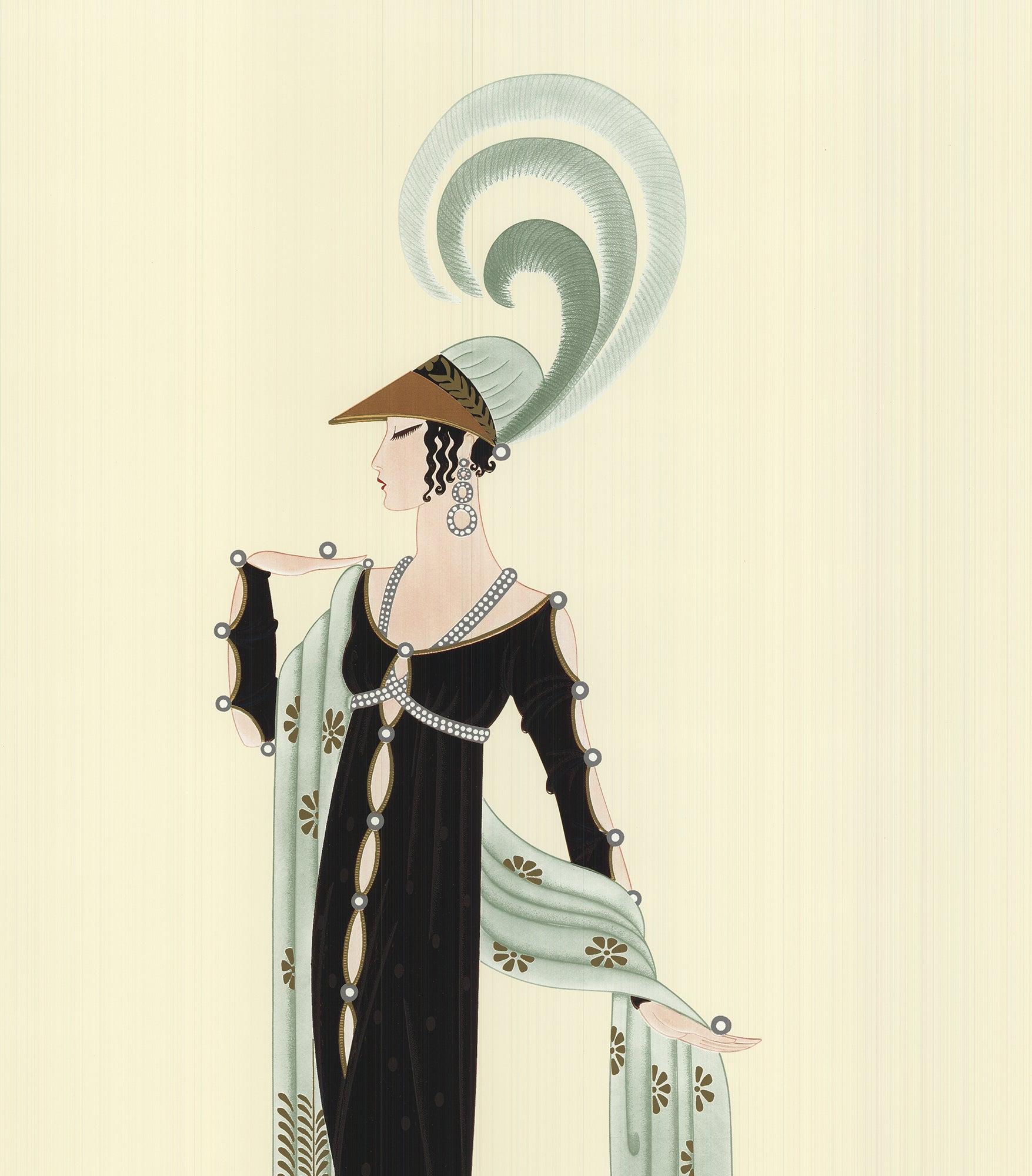 Erte 'Directoire' Art Deco, Vintage By im Angebot 3