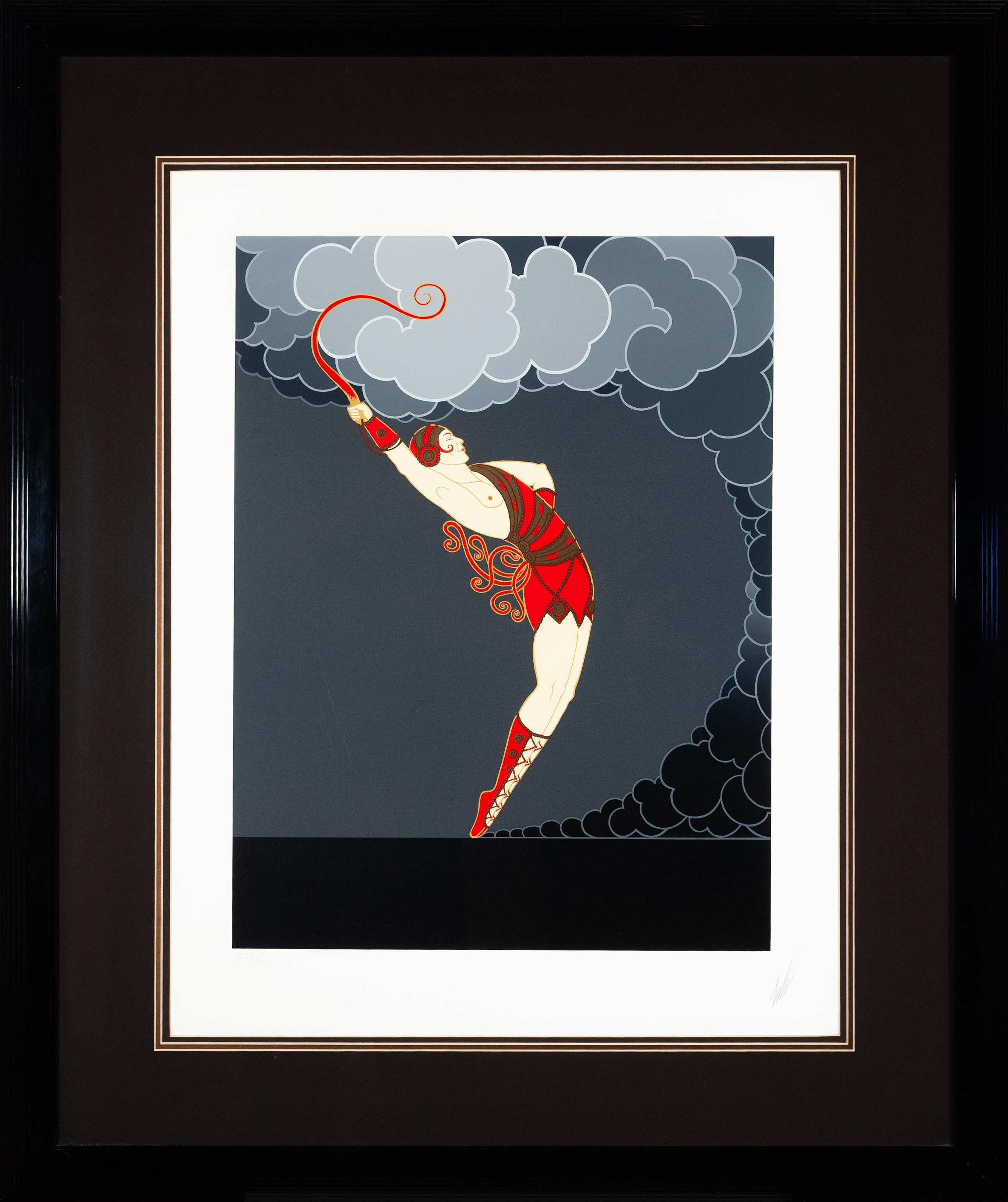 Erte Print – The Dancer, aus der Suite At the Theatre Suite, (Cloud Commander)