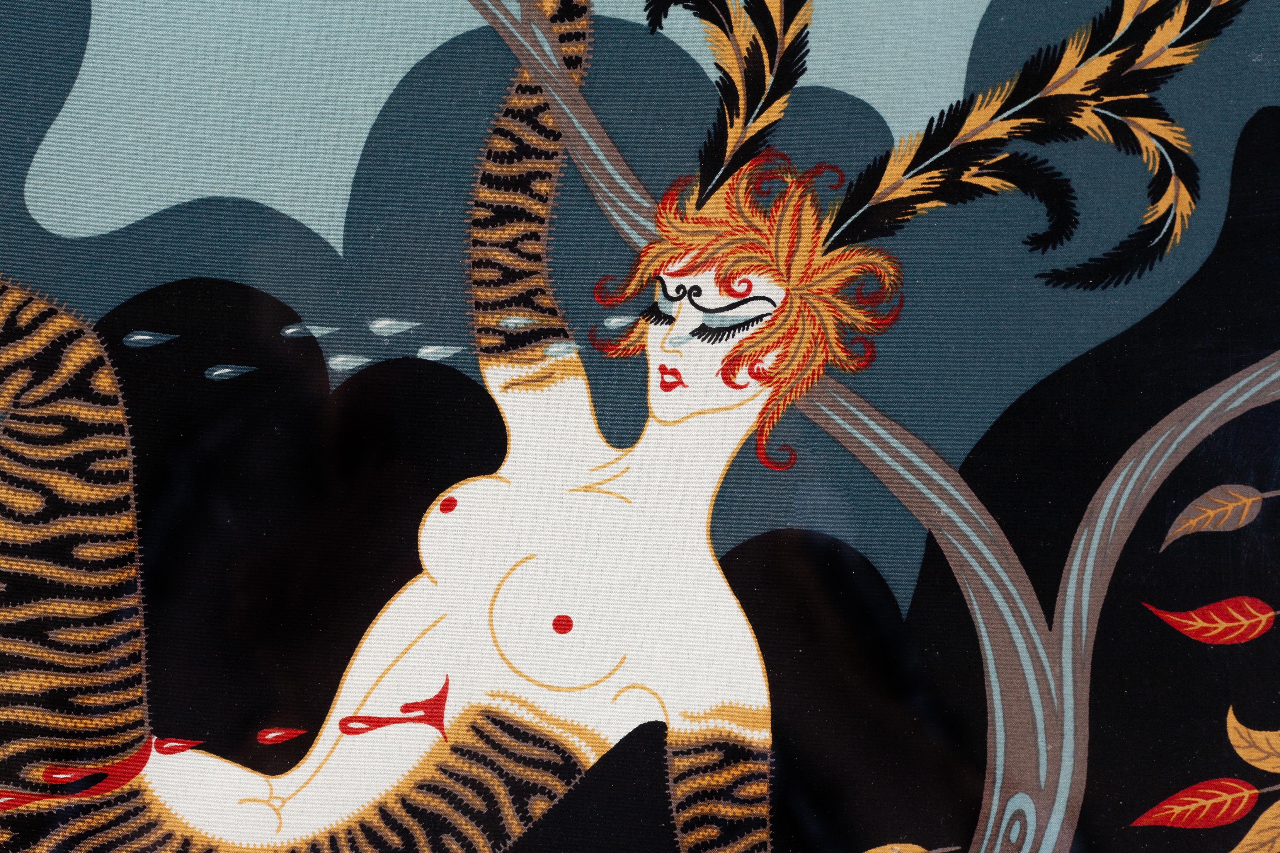 Tiger Lily (Autumn) - Print by Erte