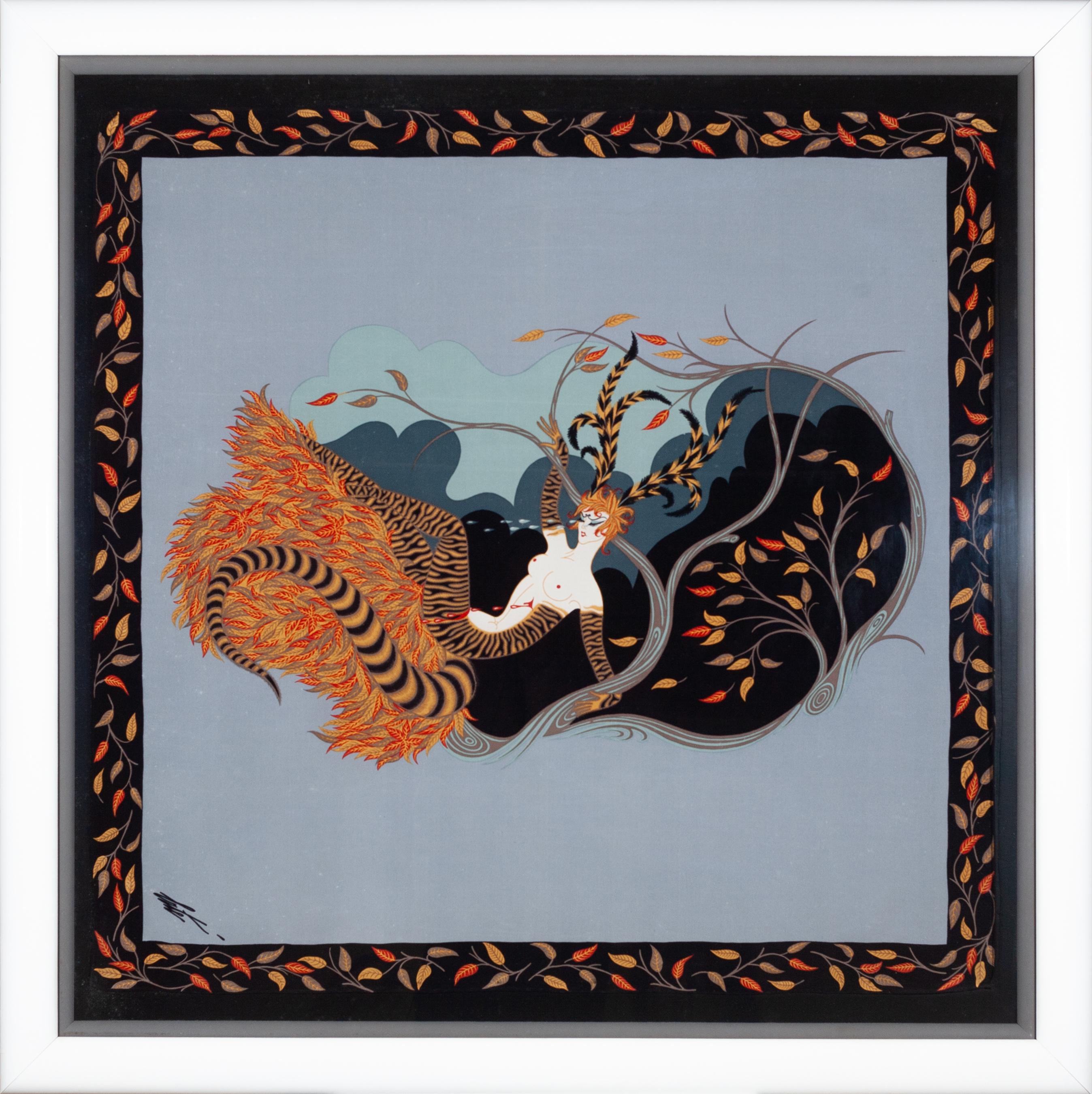 Erte Print - Tiger Lily (Autumn)