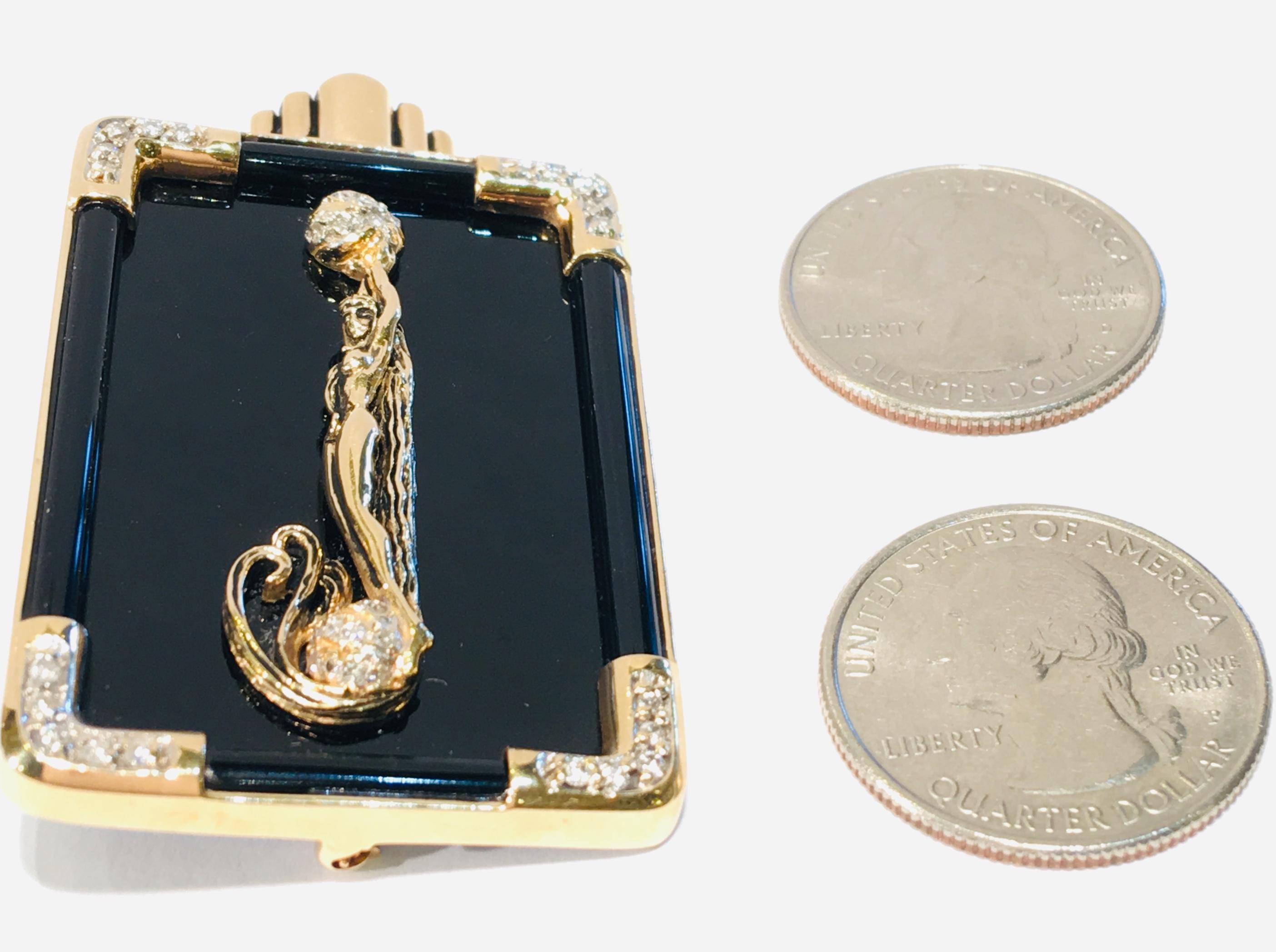 letter j brooch