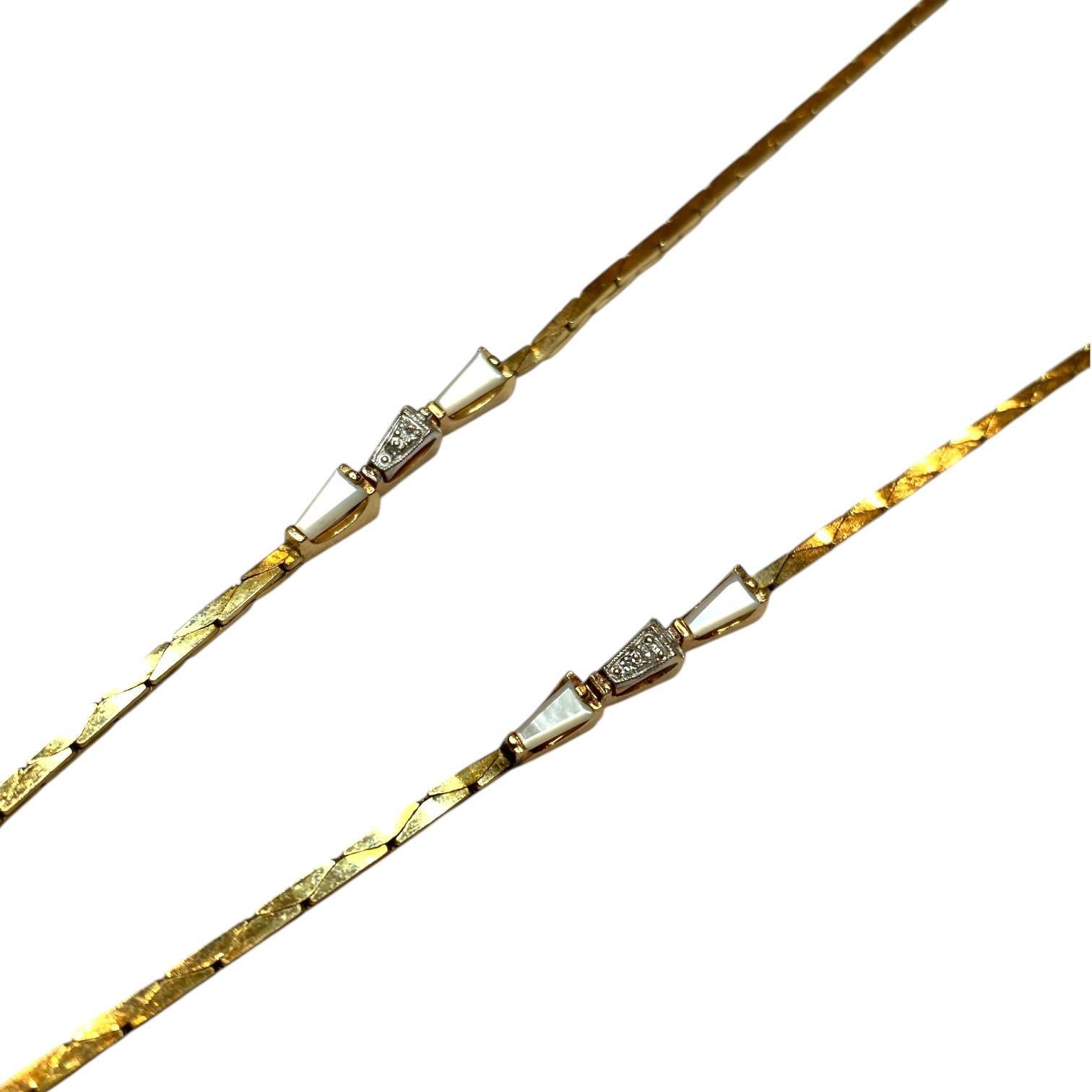 Erté Beauty and the Beast 14K Yellow Gold Necklace 1