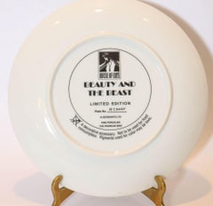 Erté "Beauty and the Beast" Sevenarts Porcelain Collector Plate