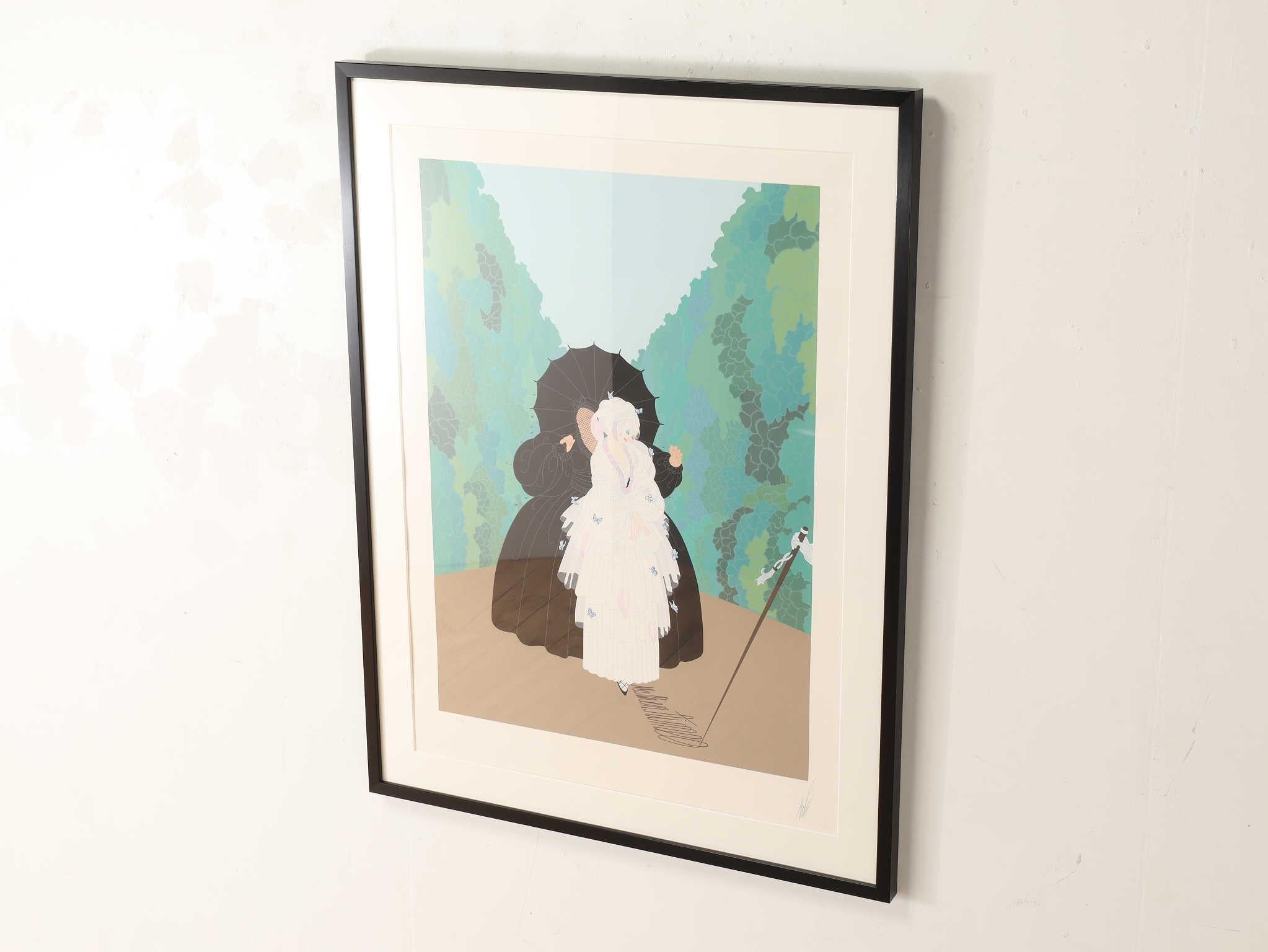 Erte Debutante Serigraph 1980's For Sale 3