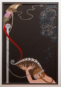 Romain Erte De Tirtoff/Erte 'Enchanted Melody'. Silkscreen in Color, 1983