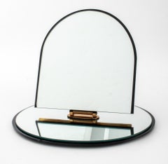 Miroir de coiffeuse Femme Fatale en bronze Erte, 1985