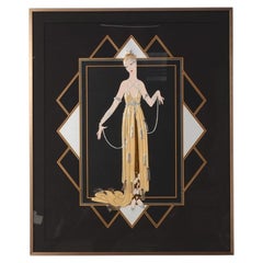 Erte FLORIDA/PEARL DRESS 1980's