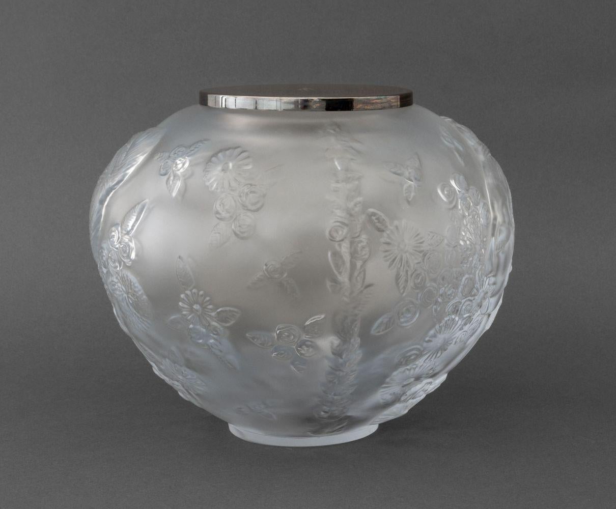 Francese Ciotola di cristallo Erte 