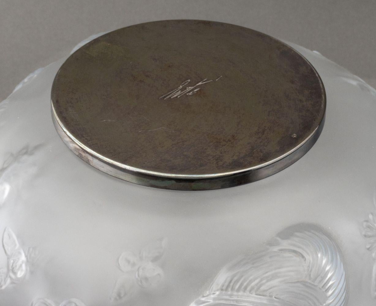 Fine XX secolo Ciotola di cristallo Erte 