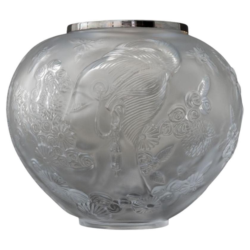 Ciotola di cristallo Erte "Fiore tra i fiori in vendita