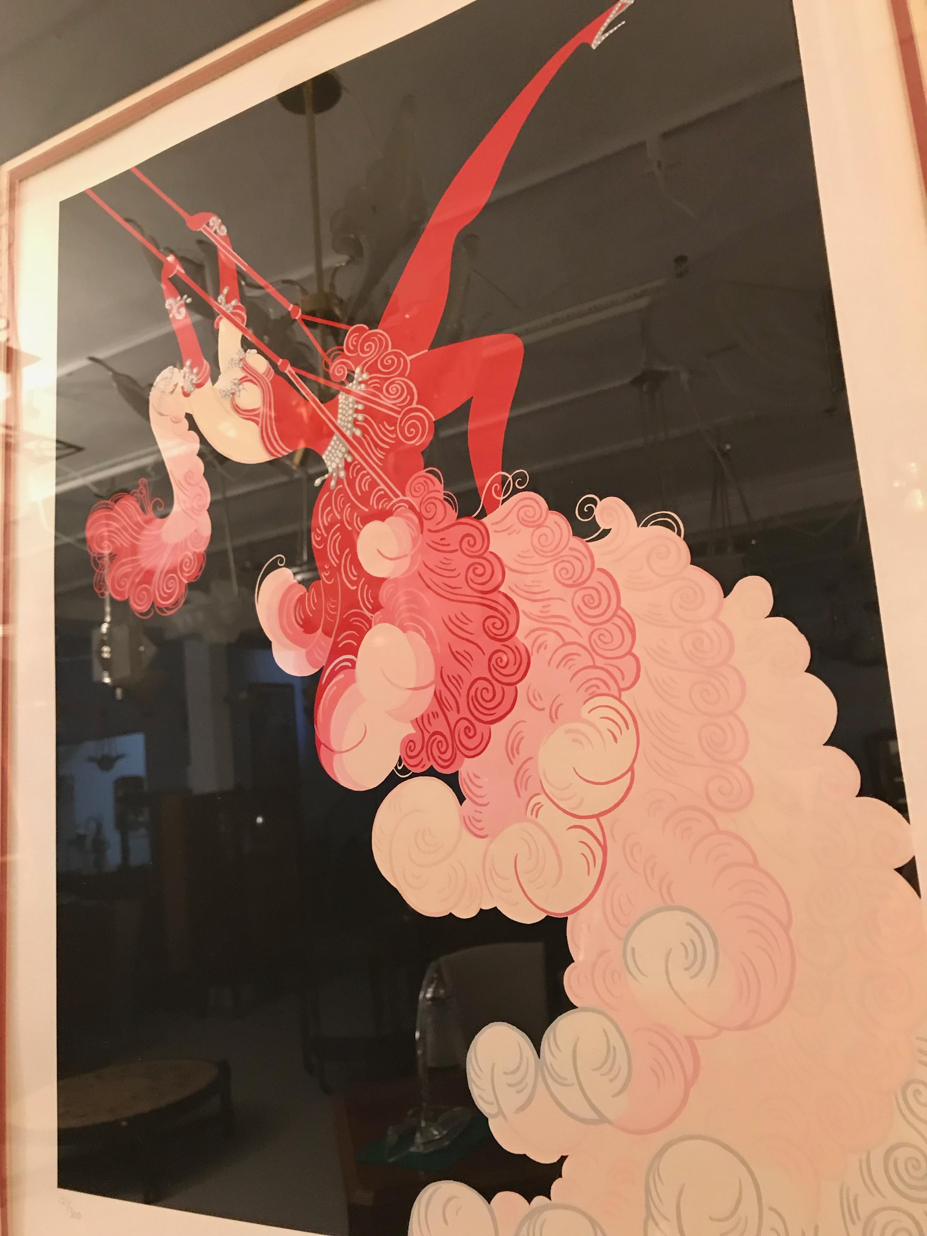 Erte ‘French, 1892-1990’ the Trapeze For Sale 2